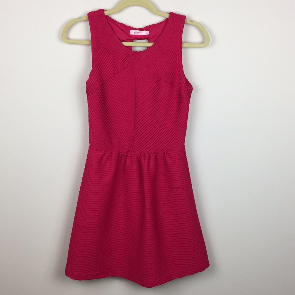 Candie’s - Sleeveless Keyhole Back Bow Dress
